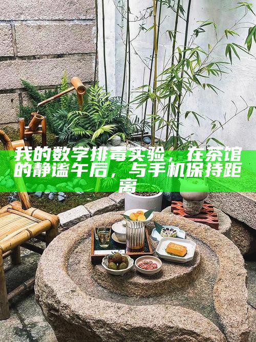 我的数字排毒实验，在茶馆的静谧午后，与手机保持距离